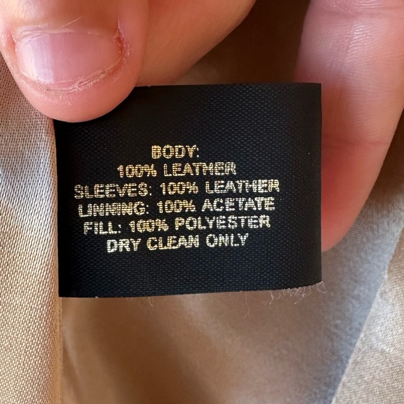 Baja 100% Leather Trench Coat | Size 4 - Picture 9 of 12